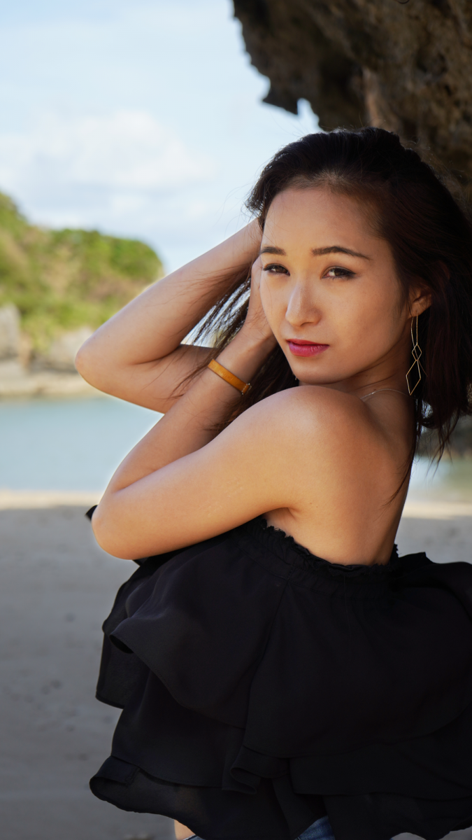 沖縄の写真 浜比嘉島でのポートレート撮影 model：natsumi90